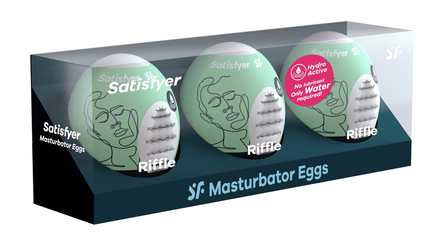 3 Pc Set Masturbator Egg - -