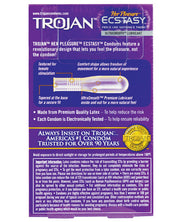 Trojan Her Pleasure Ecstasy Condoms - Box Of 10