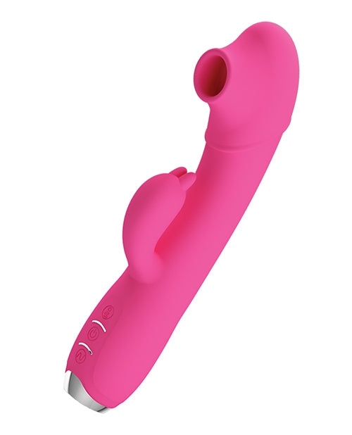 Pretty Love Regina Pulsing Rabbit W-free Suction Attachment - Pink
