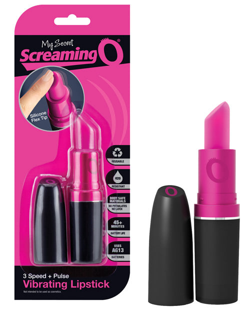 My Secret Screaming O Vibrating Lipstick - Black-pink