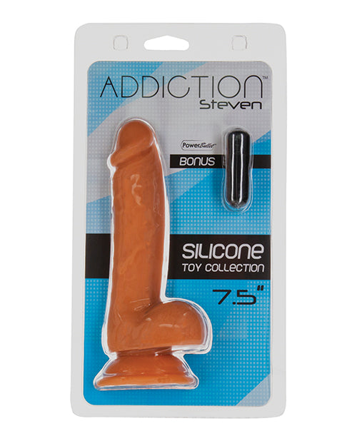 Addiction Steve 7.5" Dildo - Caramel