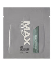 Max Relax Anal Desensitizer Foil - 2 Ml Pack Of 24