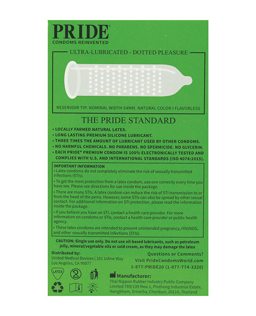 Pride Dotted Pleasure Condoms