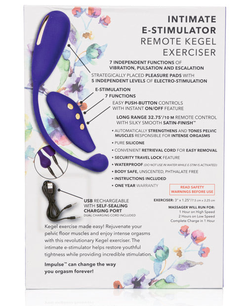 Impulse Intimate E-stimulator Remote Kegel Exerciser