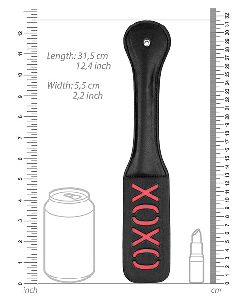 Shots Ouch Xoxo Paddle - Black