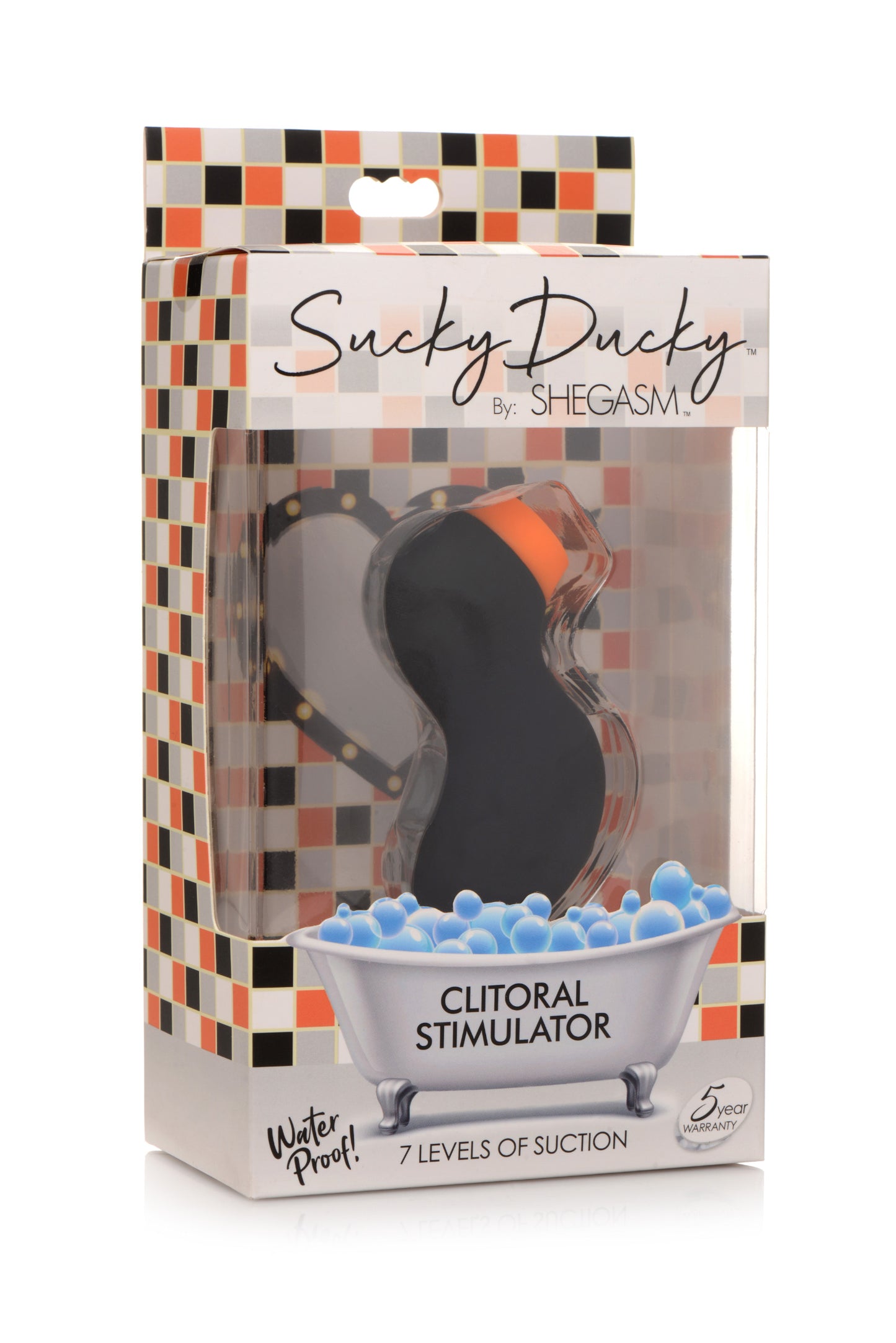 Sucky Ducky Silicone Clitoral Stimulator - Black