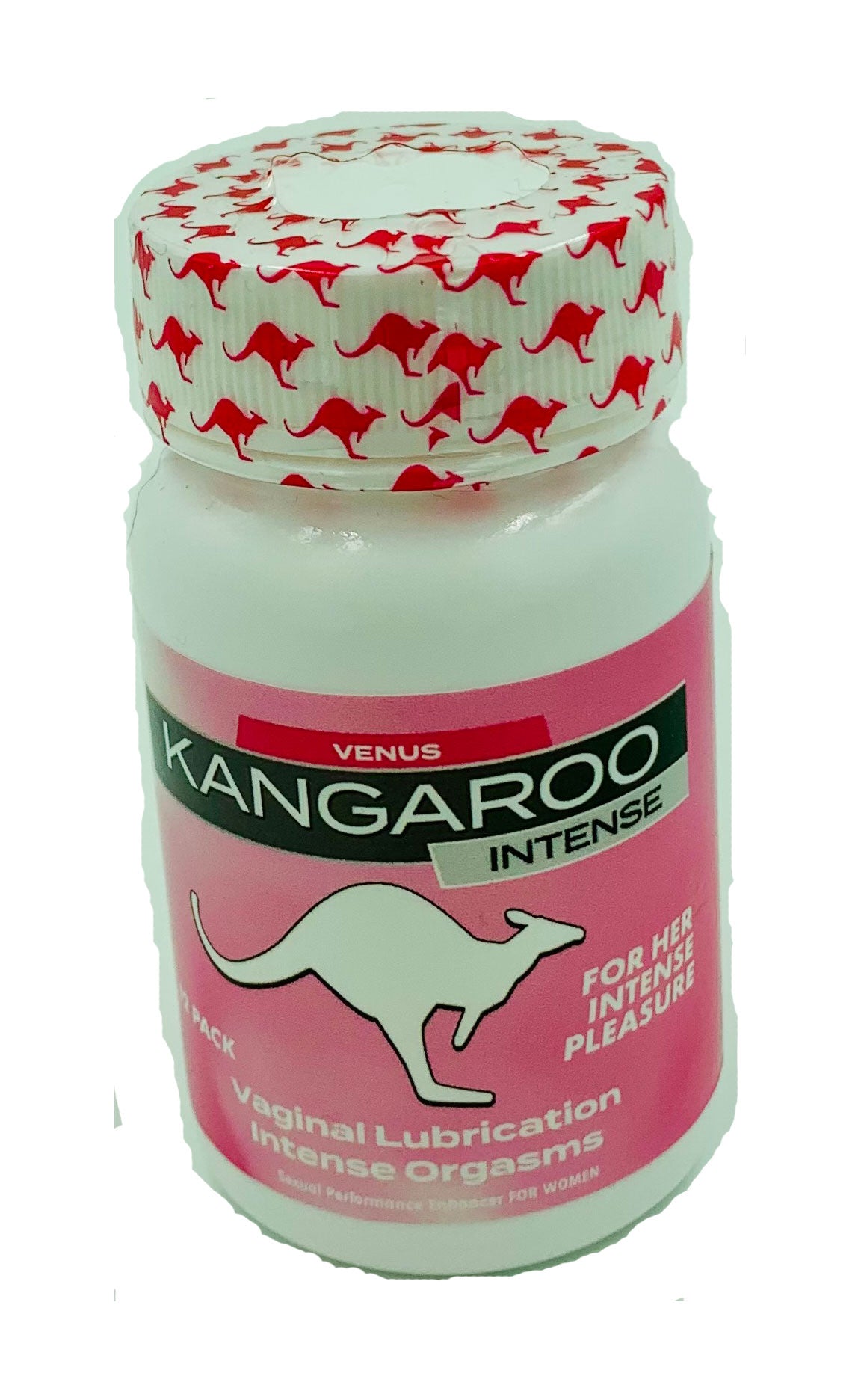 Kangaroo Pink Venus Intense - 12 Capsule Bottle