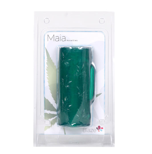Blaze Vibrating Male Masturbator 420 Series -  Green