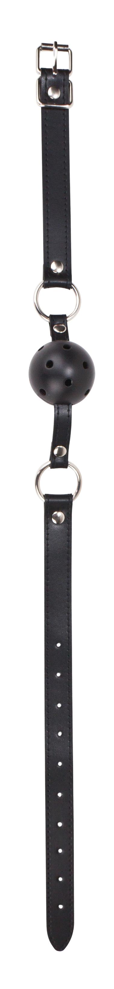 Ball Gag With Leather Straps