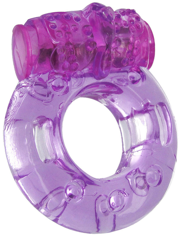 Orgasmic Vibrating Cock Ring - Purple