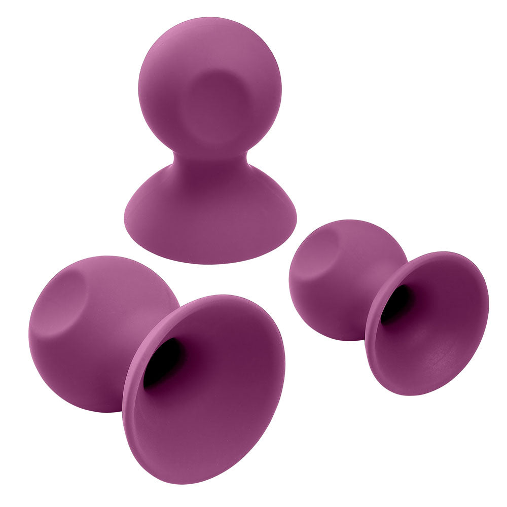 Cloud 9 Health and Wellness Nipple and Clitoral Massager Suction Set